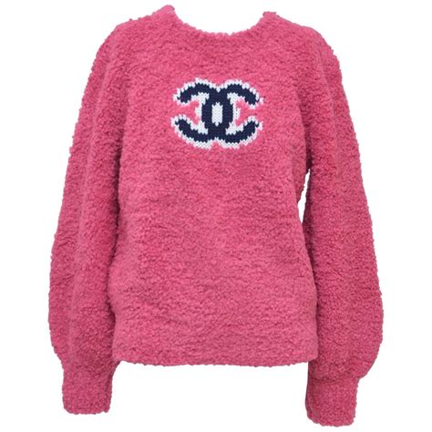 chanel pink sweater|chanel ladies hoodie.